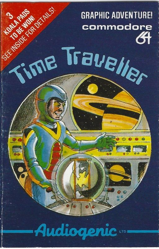 Time Traveller box art for Commodore 64
